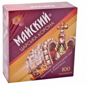 4607051150270 — Чай черный байховый "майский"-"корона росс. империи" цейлонский в/с