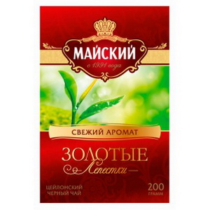 4607051150768 — Чай "Майский - Золотые Лепестки" (Цейлонская коллекция), 200 г. 