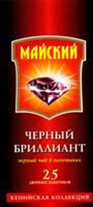 4607051150850 — Чай "Майский - Черный Бриллиант" (Кенийская коллекция), 25 двойных пакетиков 