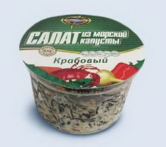 4607053630466 — Салат из морской капусты "Крабовый", 210 г