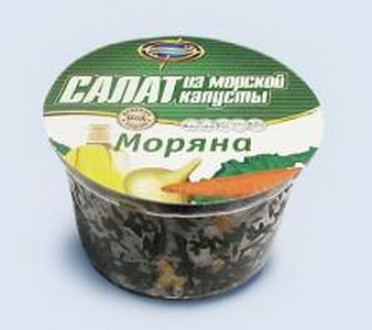 4607053630480 — Салат из морской капусты "Моряна", 210 г