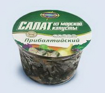 4607053630510 — Салат из морской капусты "Прибалтийский", 210 г