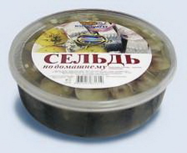 4607053631319 — Пресервы сельдь кусочки "матье" в маринаде по-домашнему