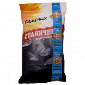 4607054450032 — Семечки "Станичные" байки отборные 40г