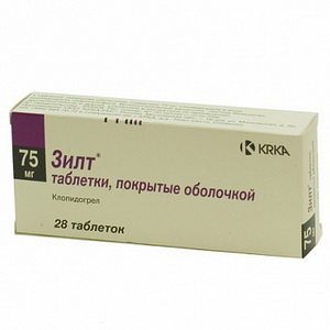 4607055130827 — Зилт, таблетки 75мг 28шт