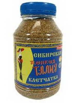 4607056260172 — Клетчатка Сибирская "Тонкая Талия" (банка 250 гр.).