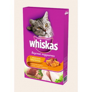 4607065003173 — Whiskers вкусные подушечки с нежным паштетом