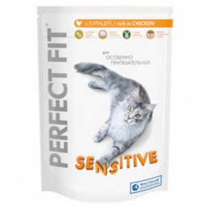 4607065003814 — Корм для кошек "Perfect Fit" Sensitive 85 гр