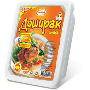 4607065580247 — Лапша быстрого приготовления Доширак со вкусом свинины. 90 г
