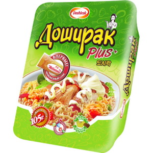 4607065580510 — Лапша "Доширак" ПЛЮС пл/лоток Курица 105г