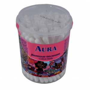 4607068620797 — Ватные палочки, "Aura", 100 шт