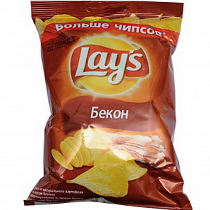 4607069333702 — Чипсы"Lays" бекон 35г.
