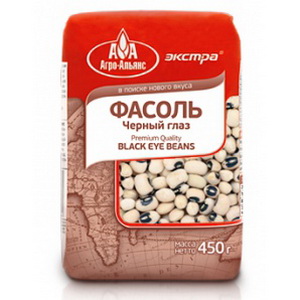 4607072710952 — Фасоль "Агро-альянс" Black Eye 450г