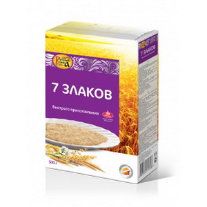 4607072711306 — Хлопья 7 злаков Русская каша 500г