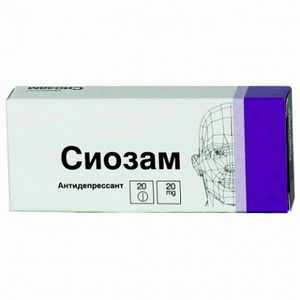 4607083724654 — Сиозам, таблетки 20мг 20шт