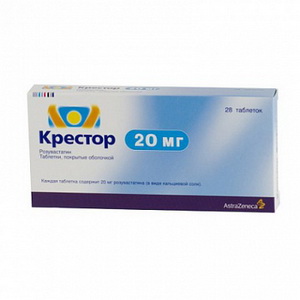 4607085315744 — Крестор, таблетки 20мг 28шт