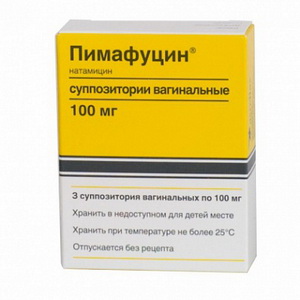 4607098450227 — Пимафуцин, свечи вагинальные 100мг 3шт