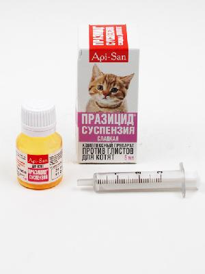 4607114871050 — Комплексный препарат против глистов для котят, "Празицид суспензия сладкая", 5 мл
