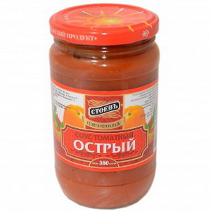4607116760895 — Соус "Стоевъ" Острый ст/б 380г