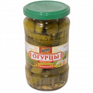 4607116762653 — Огурцы "Стоевъ" маринованные 3-6см ст/б 370г