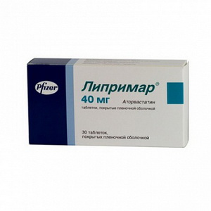 4607131042389 — Липримар, таблетки 40мг 30шт