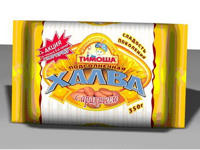 4607132820375 — Халва подсолнечная с арахисом 350гр