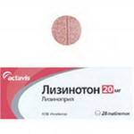 4607141990298 — Лизинотон, таблетки 20Мг 28 шт