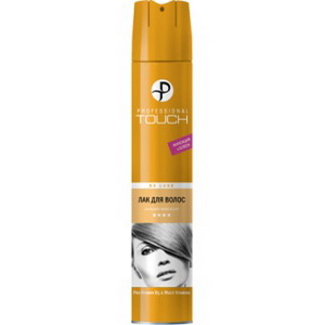 4607152941876 — Лак для волос серии professional touch "pro-vitamin b5 &amp; multi vitamins" сильной фиксации
