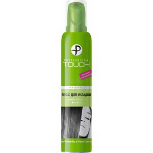 4607152943467 — Мусс для укладки волос в аэрозольной упаковке серии professional touch "pro vitamin b5 &amp; hydro complex" сильной фиксации