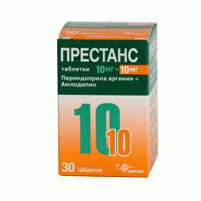 4607159860750 — Престанс, таблетки 10+10Мг 30 шт