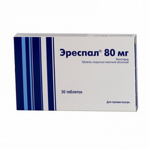 4607159860880 — Эреспал, таблетки 80мг 30шт
