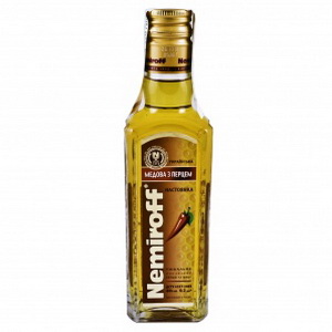 4607805951009 — Настойка горькая "украинская медовая с перцем" 40%