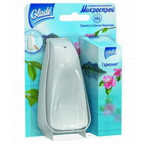 4620000431565 — Освежитель воздуха Glade "Микроспрей. Воздушная гармония", основной блок, 10 мл