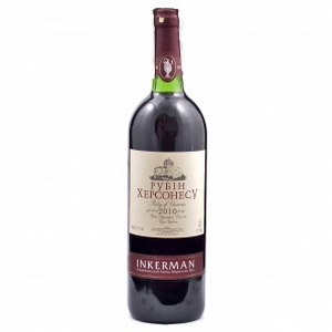 4623720857547 —  Вино столовое сухое красное "Рубин Херсонеса" 11-13% (Инкерман)