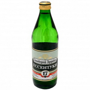 4640001854002 — Вода минеральная питьевая "ессентуки №17" лечебная среднегазированная
