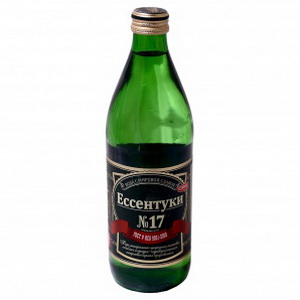4640001854200 — Минеральная вода "Ессентуки" №17 эксклюзив ст/бут 0.5л