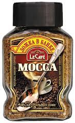 4650055420016 — Кофе натуральный растворимый сублимированный Mocca "Le Cafe" Глоток парижского вкуса (ложка в банке, акция), 95г