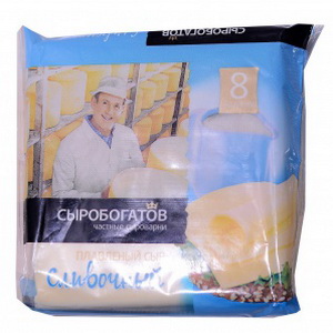 4670008561665 — Сыр плавленный "Сыробогатов" Сливочный 50% (тостерный) 130г
