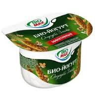 4690228004391 — Био-йогурт молочный с наполнителем отруби-злаки,  "Bio Max" 2,6%, 115г 
