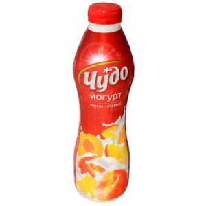 4690228020452 — Йогурт "Чудо" персик+абрикос 2.4% пл/бут 690г