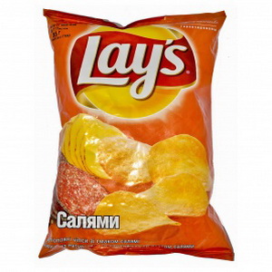 4690388001926 — Чипсы "lay`s" картофельные натуральные со вкусом салями