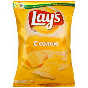 4690388003814 — Картофельные чипсы "Lay`s" Натуральные, соленые, 80г