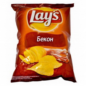 4690388004545 — Чипсы lays бекон 80 гр.