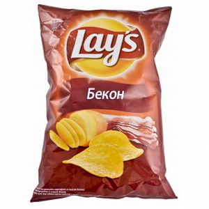 4690388004552 — Чипсы lays бекон 150 гр.