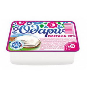 4699301485720 — Сметана "Одари" 20% пл/б 180г
