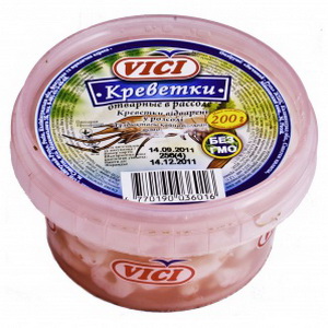 4770190036016 — Креветка "vici" в рассоле 200гр