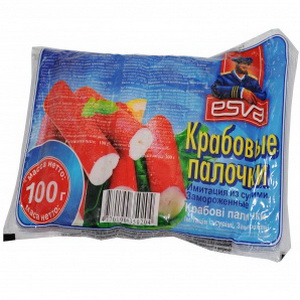 4770190350204 — Крабовые палочки "esva" 100г