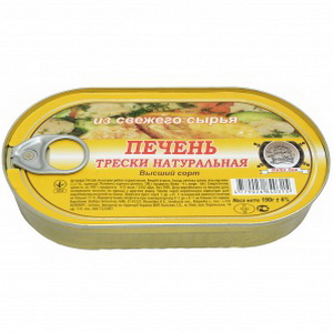 4779026840315 — Консерва Baltik Sea печень трески hanza 190г
