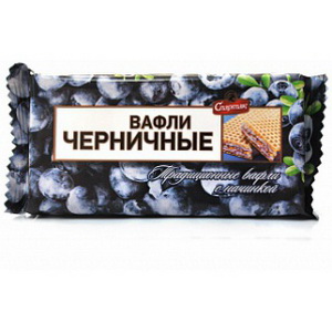 4810067074946 — Вафли "Спартак" Черничные 100г
