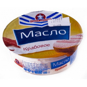 4810168001476 — Масло крабовое с/бремор 100гр
